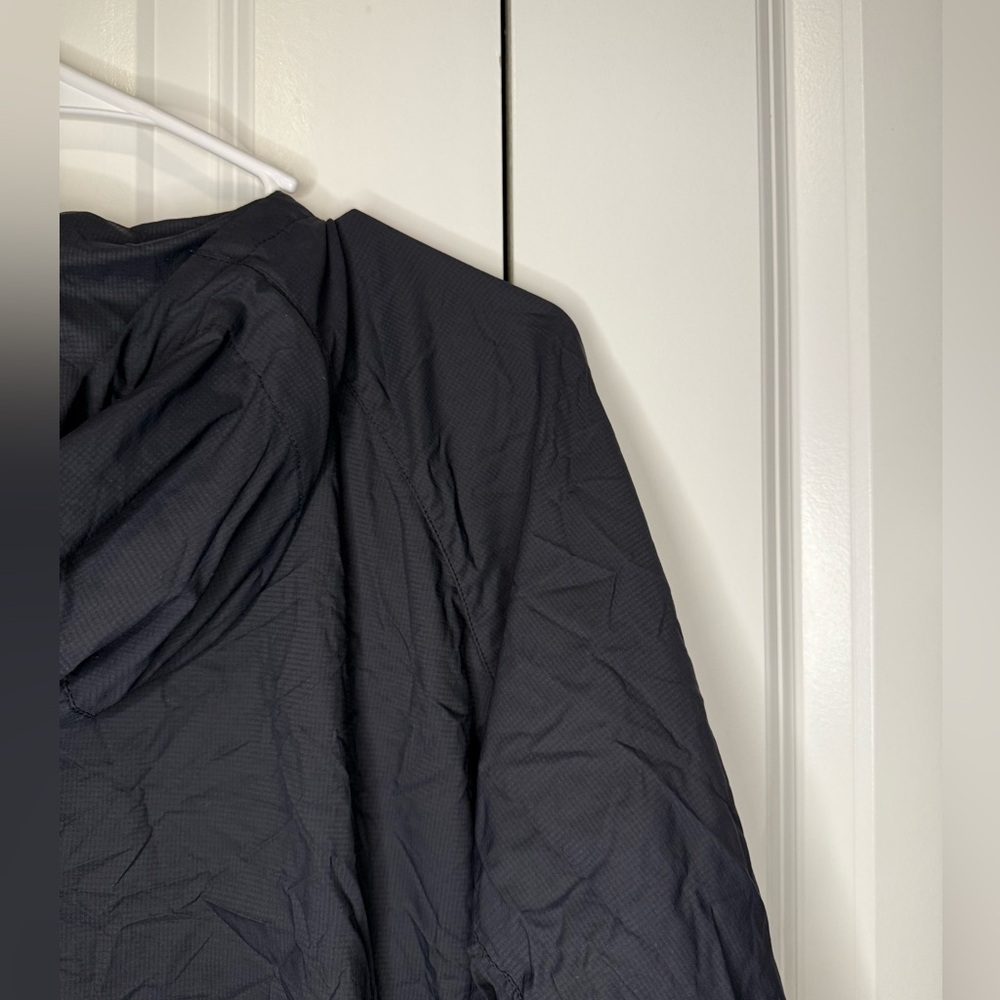 L.L.Bean Black Lightweight Hooded Windbreaker Jacket Size XL - Picture 11 of 14